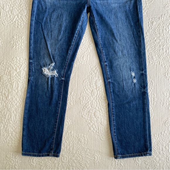 PILCRO Blue Slim Boyfriend Distressed Jeans Size 30 - Picture 3 of 13